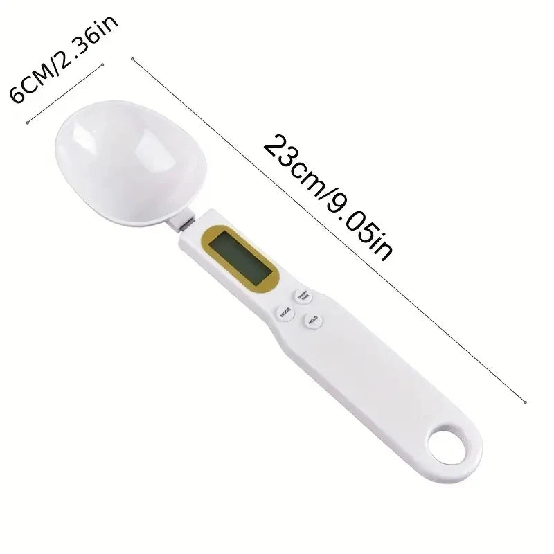 Colher Medidora Digital com Balança LCD - Precisão 0,1-500g