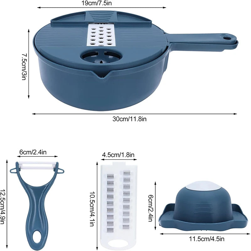 Cortador de vegetais Manual Multifuncional