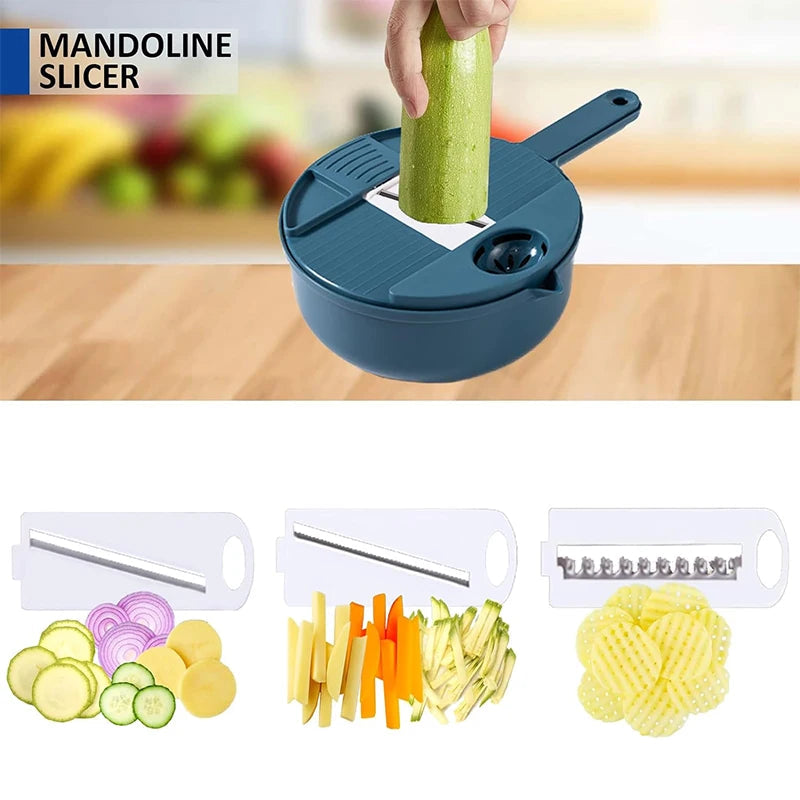 Cortador de vegetais Manual Multifuncional