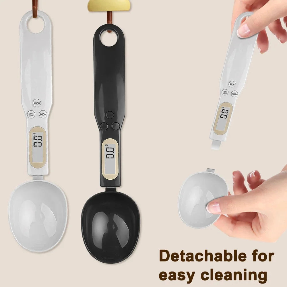 Colher Medidora Digital com Balança LCD - Precisão 0,1-500g