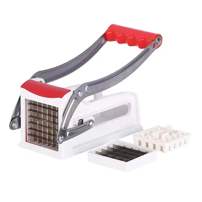 Cortador Manual de Vegetais e Frutas Multifuncional em Aço Inoxidável