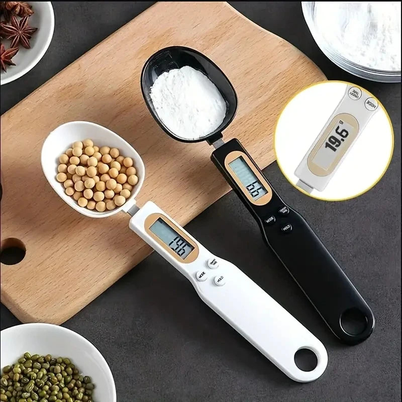 Colher Medidora Digital com Balança LCD - Precisão 0,1-500g