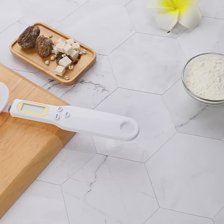 Colher Medidora Digital com Balança LCD - Precisão 0,1-500g